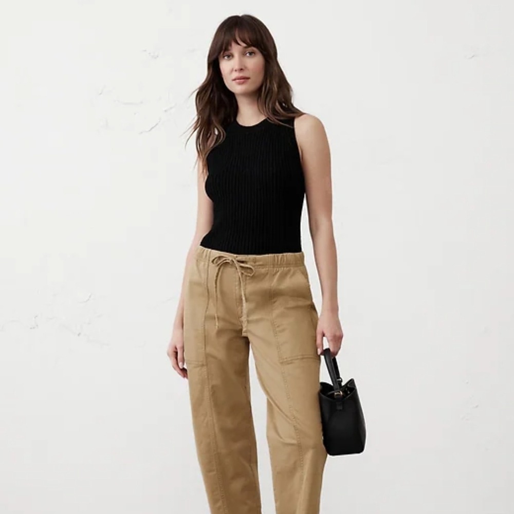 Banana Republic Factory Khaki Drawstring Joggers